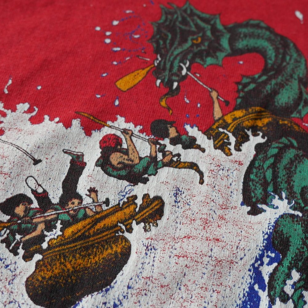 VTG Paddle or Die Whitewater Rafting Long Sleeve - Picture 4 of 8